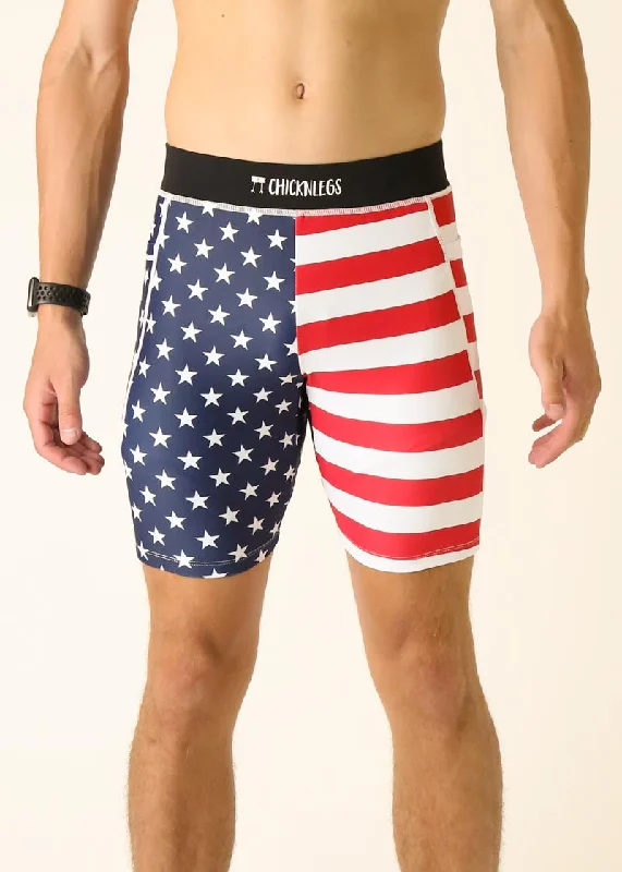 Men's USA 8" Half Tights