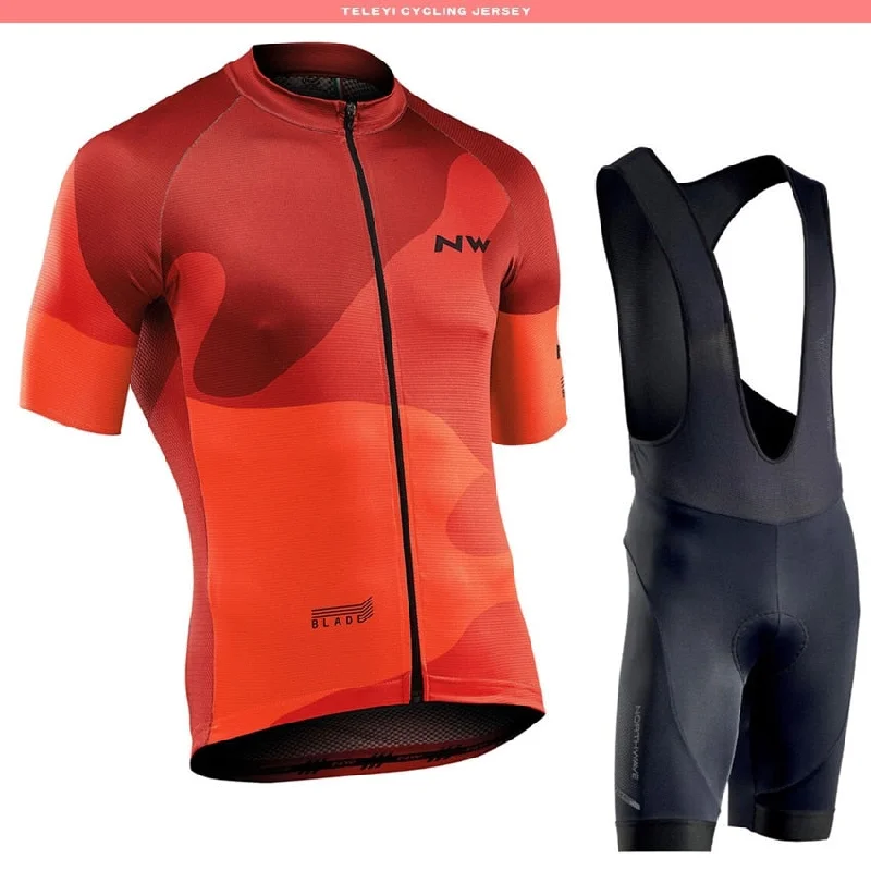Celebrity Must-have NW 2019 NORTHWAVE Summer Men Cycling Jersey Short Sleeve Set Breathable bib shorts Bicycle Clothes Gel Pad Clothing Celebrity Must-have NW 2019 NORTHWAVE Summer Men Cycling Jersey Short Sleeve Set Breathable bib shorts Bicycle Clothes Gel Pad Clothing