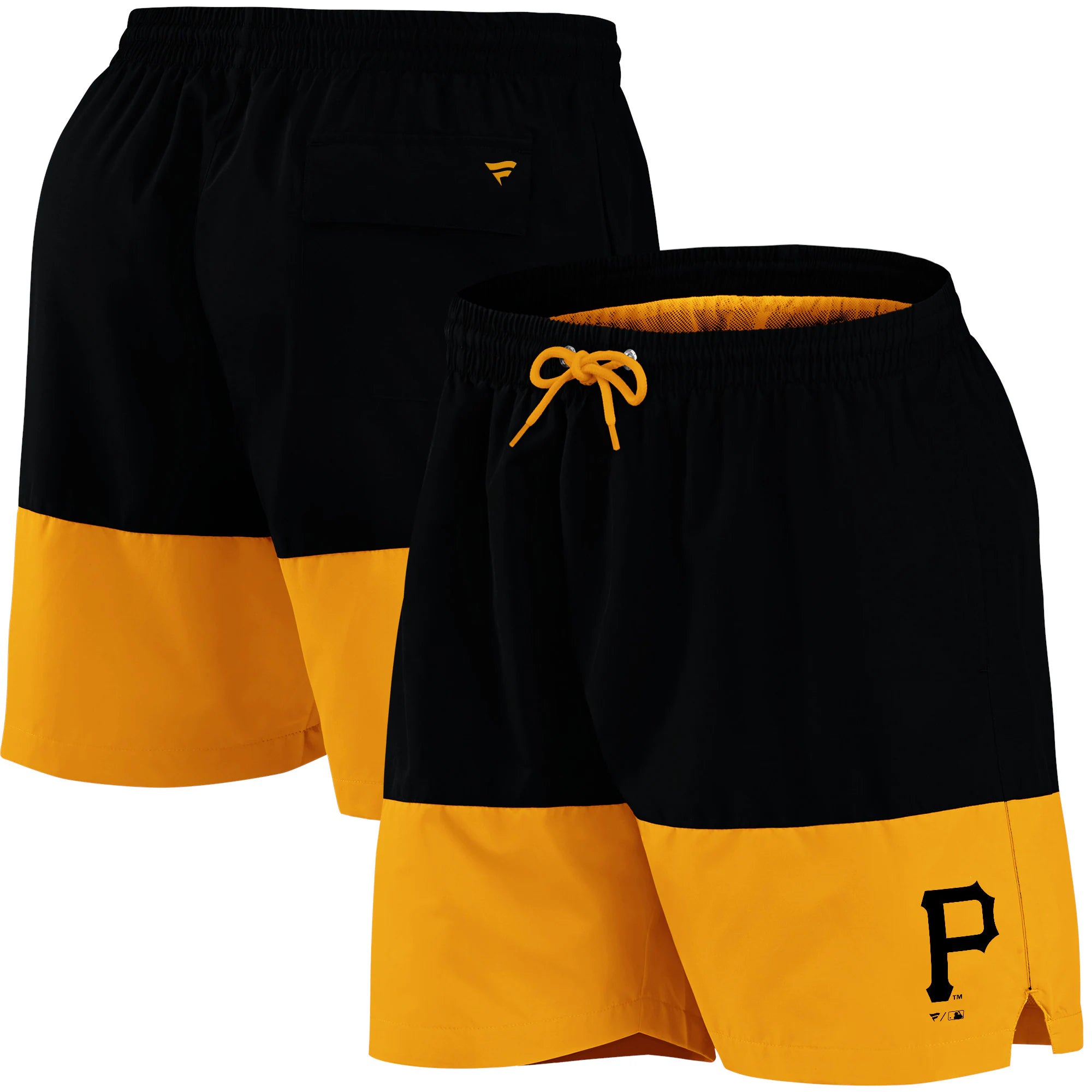 Soft Feel Pittsburgh Pirates Woven Swim Short - Mens