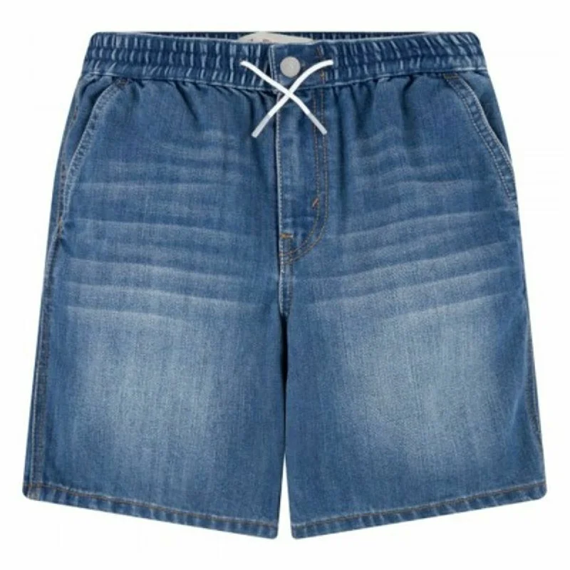 Must-have For Autumn And Winter Shorts Relaxed Pull On  Levi's Make Me  Steel Blue Men